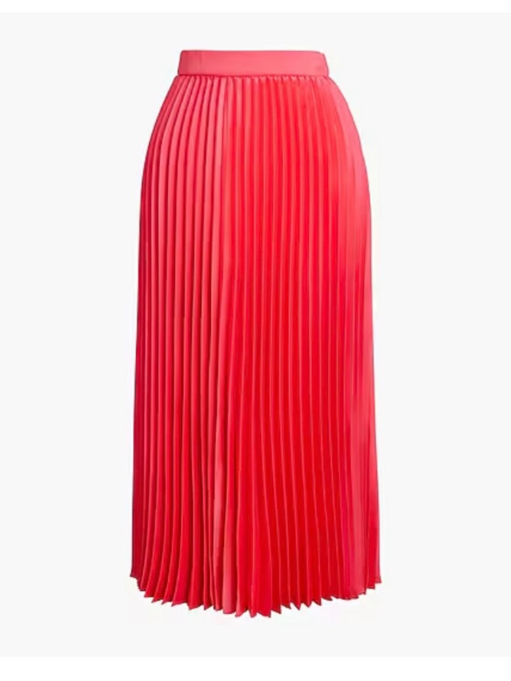 J. Crew Vibrant Coral A-Line Skirt